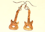 Guitar Earrings Rocking out the Dangle with a Musical Design