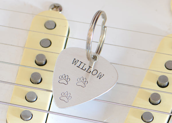 Guitar pick dog tag shop