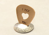 Guitar Pick Stand for Valentine’s Day or Inspiring Love with Hearts