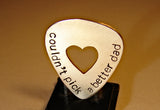 Couldn't pick a better dad bronze guitar pick
