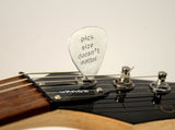 Pick Size Doesn't Matter Handmade Aluminum Guitar Pick