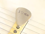 I love mom Guitar Pick for Special Moms and Mother’s Day