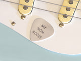My Mom Rocks Guitar Pick for a Rocking Mom Handmade from Aluminum