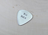 You rock aluminum guitar pick