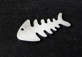 Guitar Pick Fish Bone Handmade from Aluminum