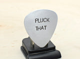 Pluck That Handmade Aluminum Guitar Pick