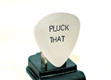 Pluck That Handmade Aluminum Guitar Pick