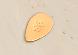 Copper Teardrop Jazz Guitar with Non-Slip Surface