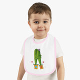 Baby Bib with cute cactus