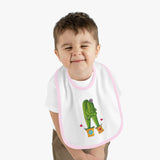 Baby Bib with cute cactus