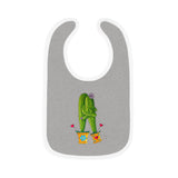 Baby Bib with cute cactus