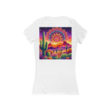Women's Jersey Short Sleeve Deep V-Neck Tee