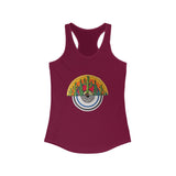 cactus doodle art tank top made with my own artwork