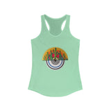 cactus doodle art tank top made with my own artwork
