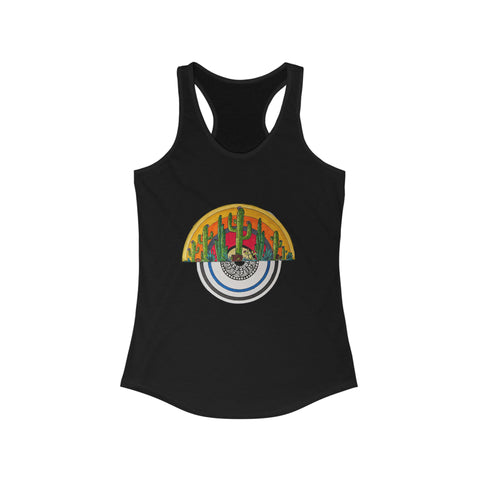 cactus doodle art tank top made with my own artwork