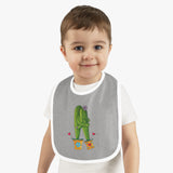 Baby Bib with cute cactus