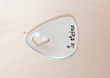 Je taime guitar pick - aluminum