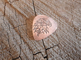 eagle copper guitar pick - playable