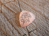 eagle copper guitar pick - playable