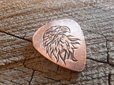 eagle copper guitar pick - playable