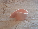 copper thumb pick with your custom name or custom saying