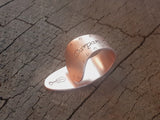 copper thumb pick with your custom name or custom saying