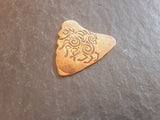 bronze shark tooth guitar pick with sleipnir - playable