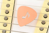 8th Note Guitar Pick in Copper with Musical Inspiration