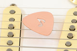 8th Note Guitar Pick in Copper with Musical Inspiration