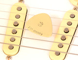 I love Dad Bronze Guitar Pick with Baby Feet