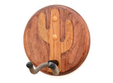 Cactus Guitar Hanger Handcrafted in Cherry Wood