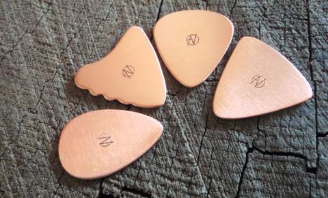 4 copper picks in different shapes - playable – Nici's Picks