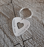 aluminum guitar pick keyring for your man - playable