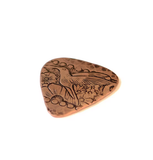 copper guitar pick - playable with hummingbird