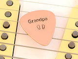 Guitar Pick for a Rocking Grandpa in Copper
