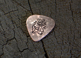 copper guitar pick for dad