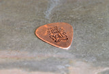 copper guitar pick for dad