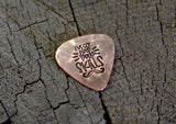 copper guitar pick for dad