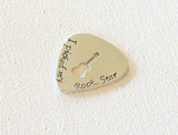 I picked my Rock Star Guitar Pick with Rocking Guitar Cut Out in Aluminum
