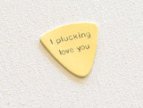 I Plucking love You Triangular Bass Guitar Pick