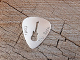 aluminum guitar pick for dad - playable