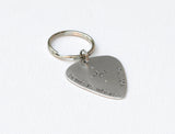 Home is where you are guitar pick keychain