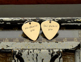 Couples Guitar Pick Personalized Keychain Set – He picked you – She picked you