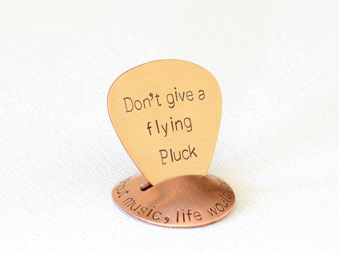 Don’t give a flying Pluck Bronze Guitar Pick
