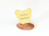 Mother Plucker Shark fin Artisan Bronze Guitar Pick