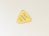 Play it Plucking Loud Bronze Bass Guitar Pick