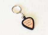 Could not pick a better friend copper guitar pick