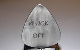 Guitar Pick Pluck Off Handmade from Aluminum
