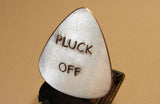 Guitar Pick Pluck Off Handmade from Aluminum