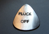 Guitar Pick Pluck Off Handmade from Aluminum